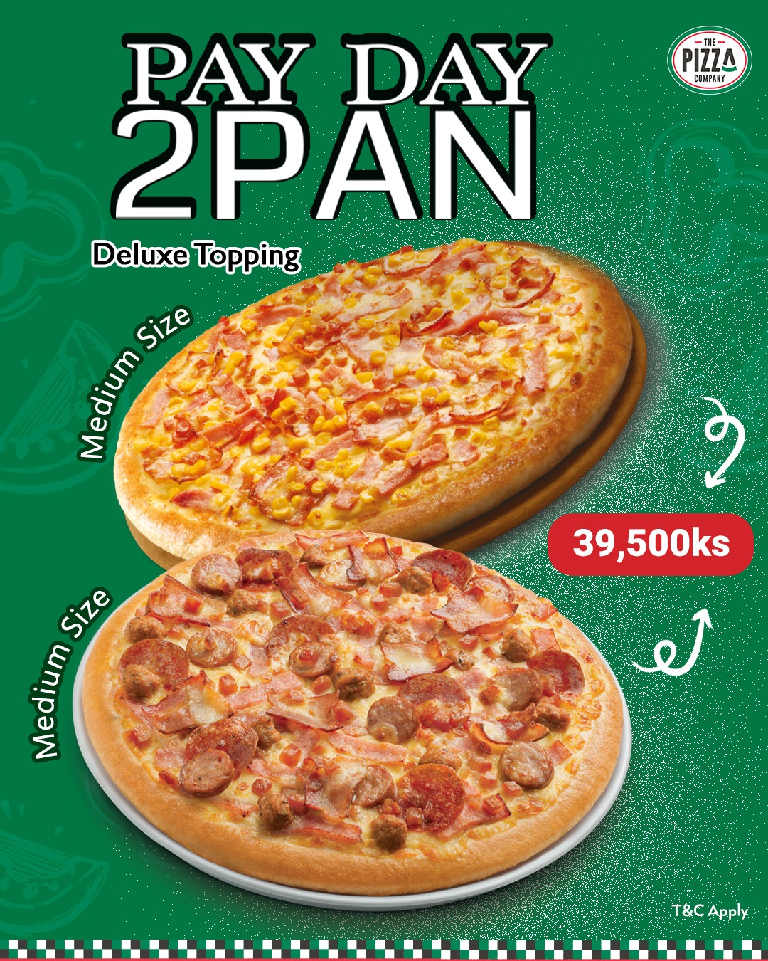 2 Pan Pizza Promotion