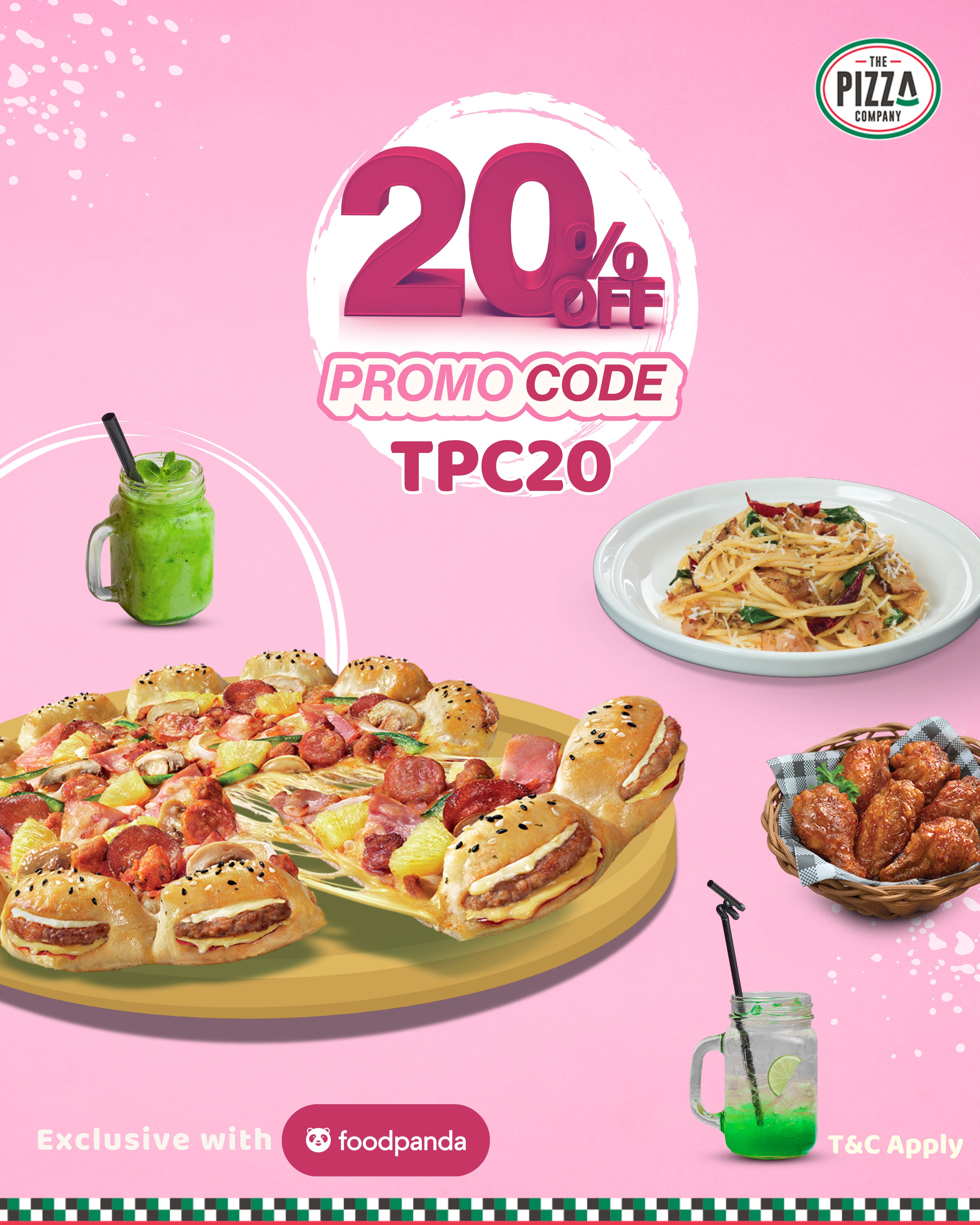 20% Off Pizzas And Appetizers On Food Panda