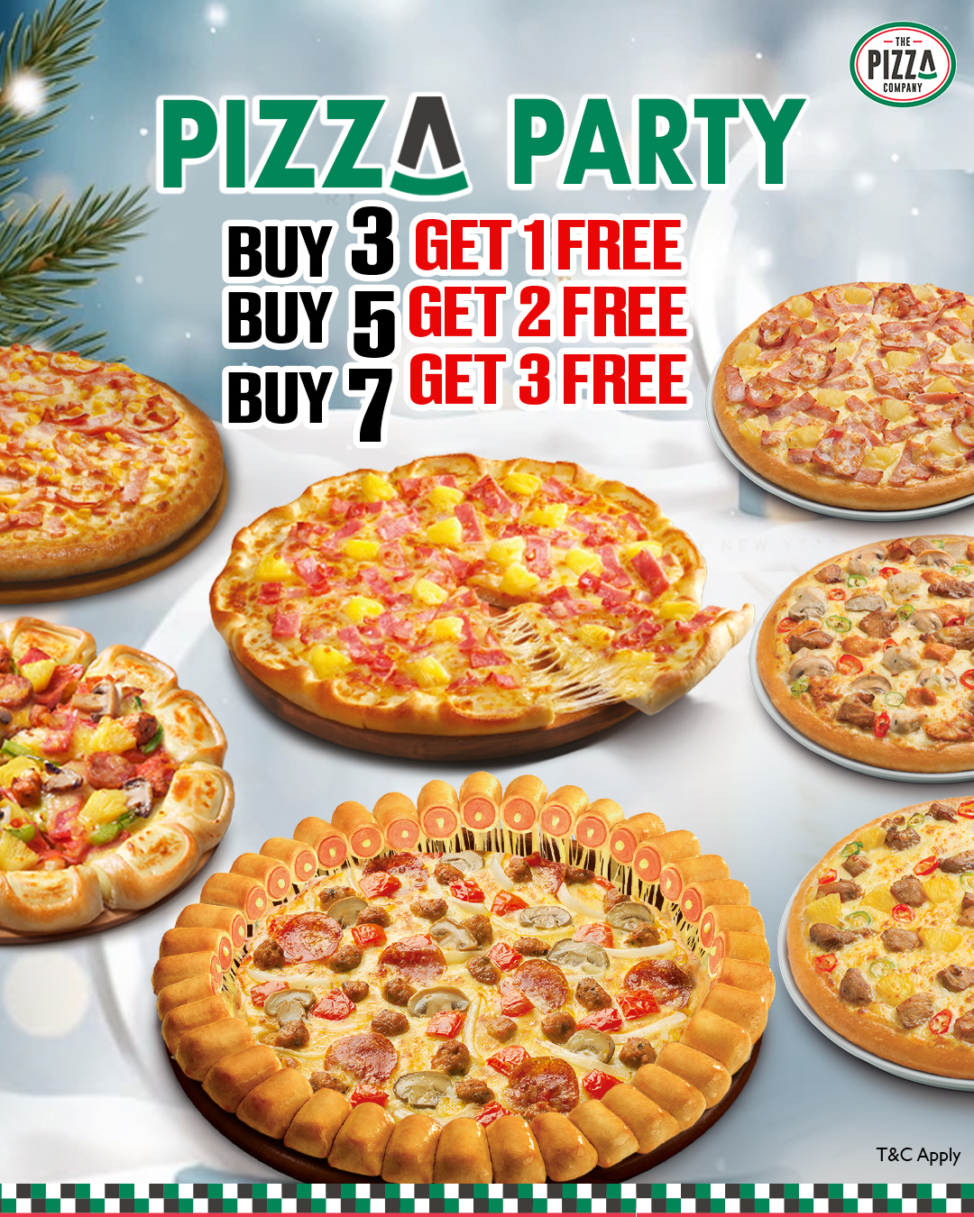 Christmas Pizza Party Promotion