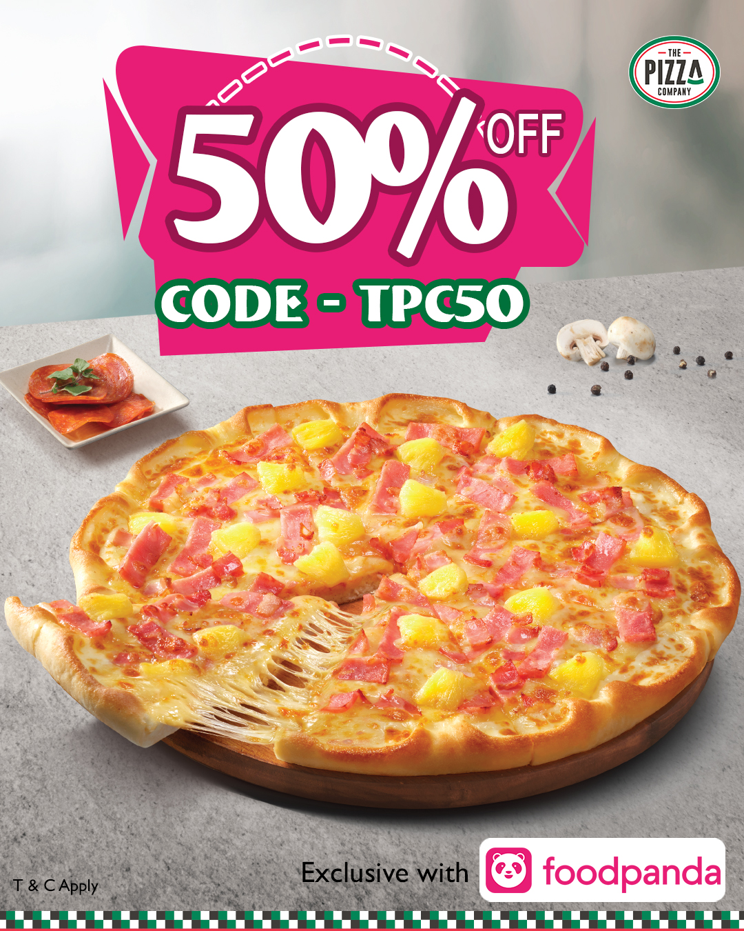 Crust Pizza 50% Off On Food Panda