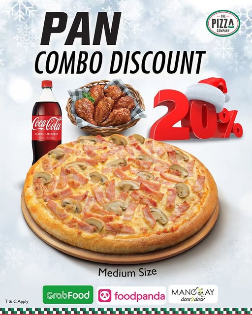 Pan Combo 20% Pizza Discount