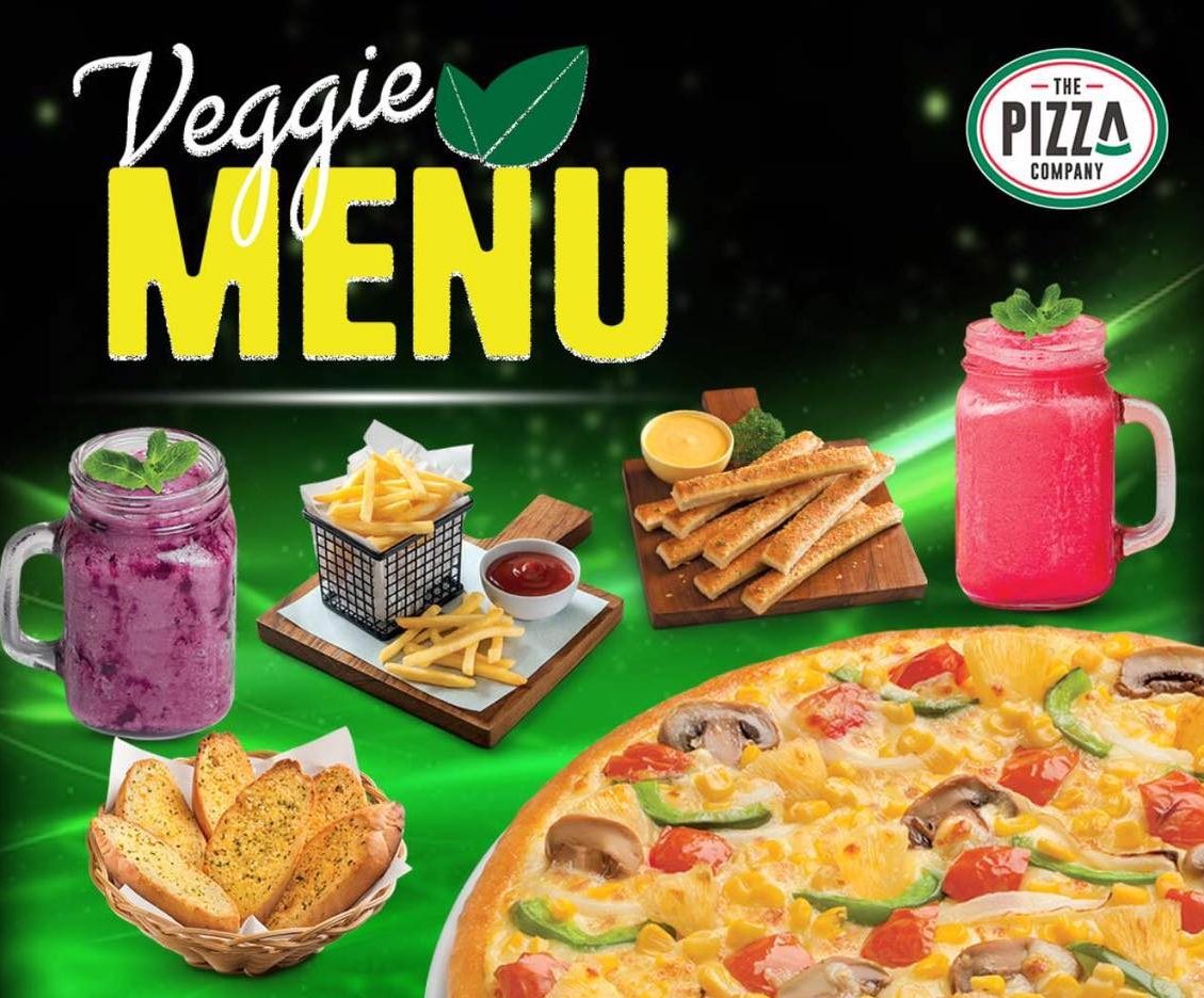 The Pizza Company Myanmar Menu Of The Month – Veggie Menu