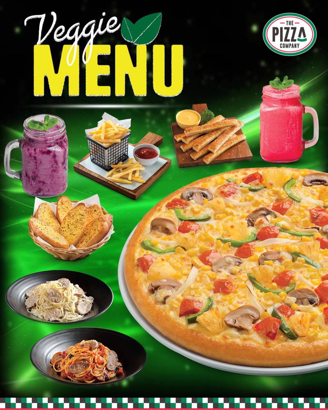 the pizza company myanmar menu – veggie menu